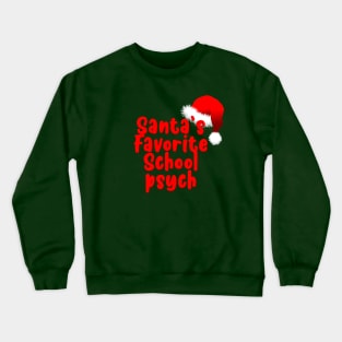 School Psychologist Christmas Shirt Crewneck Sweatshirt